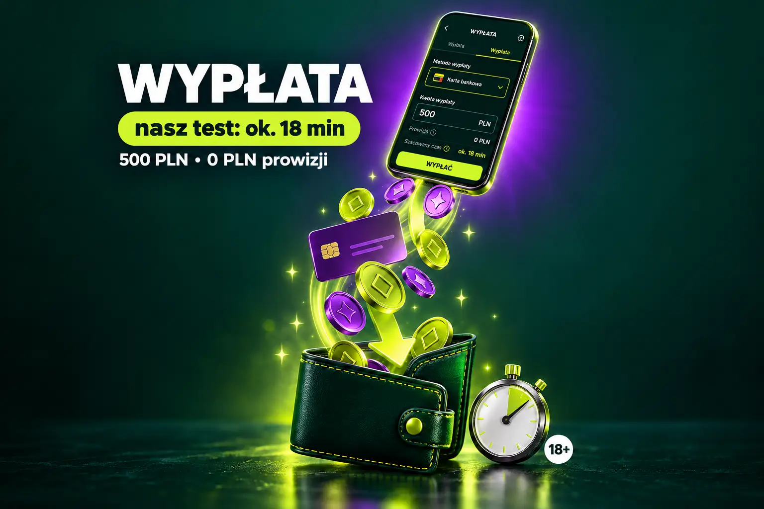 Wypłata wygranej z kasyna online na kartę lub w kryptowalucie